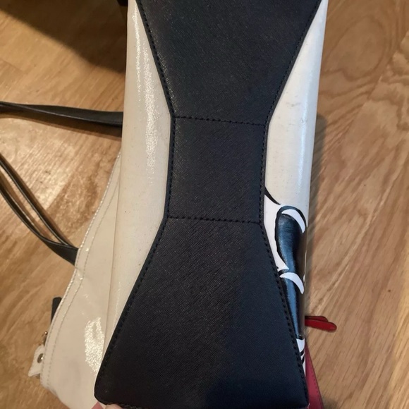 Kate Spade x Disney Minnie Mouse Francis Womens Tote Bag Cream OS - Picture 4 of 4